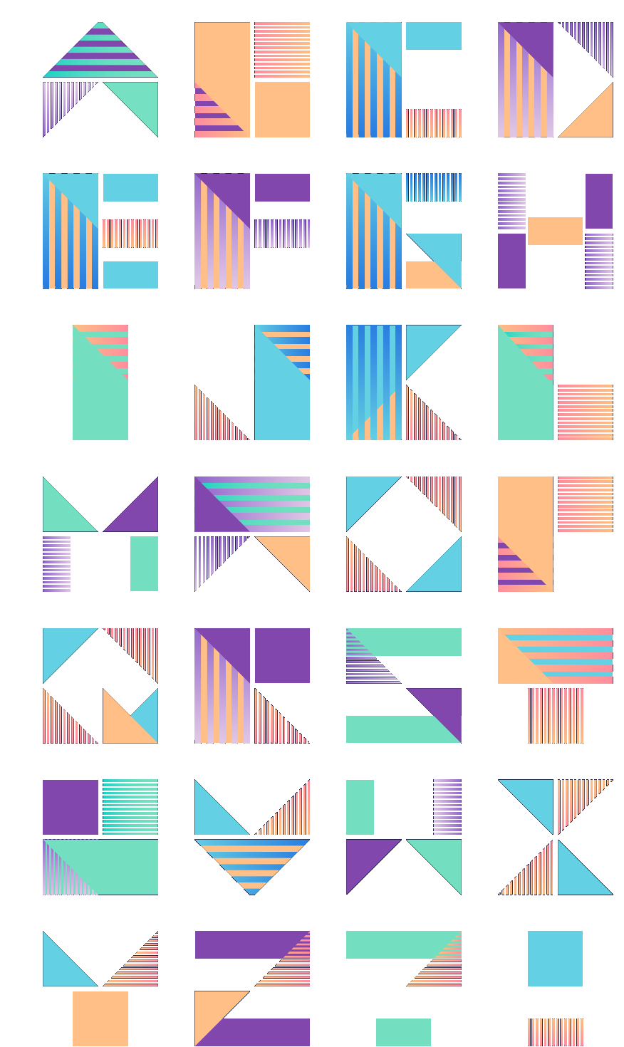 KAKA geometric visual identity artwork